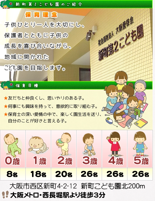 新町第2こども園のご紹介